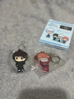銀魂キーホルダー 新八、神楽2個セット