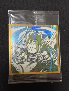 ドラゴンボール　ウエハースシール　孫悟飯＆トランクス＆孫悟天　WRR 超2-28