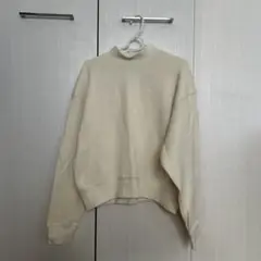 coen ハイネック クロップドニット セーター