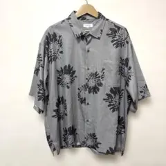 NILWAY 花柄トロミジョーゼット半袖オーバーサイズバケーションシャツ　Mのサムネイル