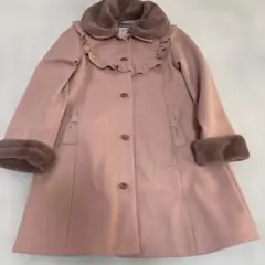 GIRLS コート140cm ピンク