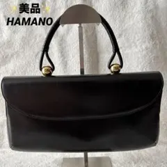 ✨未使用級✨　ハマノ　2way シボ革　黒　ブラック　ショルダー　ハンドバッグ 2025年最新】傳濱野 付属品：付属品なし ハンドバッグの人気