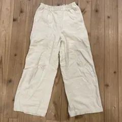 UNIQLO コーデュロイ ボトムス 150 クリーム色
