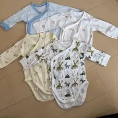 UNIQLO 60 ロンパース4枚セット