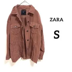 【ZARA】くすみピンクの混ざったブラウン　ジャケットS（レディースでM）のサムネイル