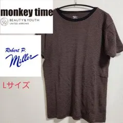 【別注】Robert P .Miller MONKEY TIME ボーダーT L