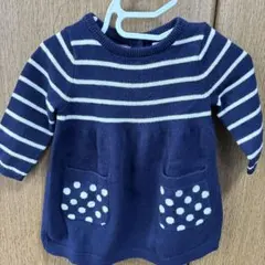 baby GAP ストライプニットセーター 3-6ヶ月