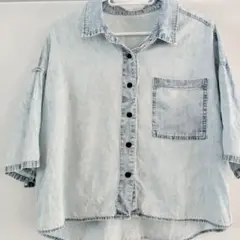 MONTROSE ライトブルー 半袖シャツ 160
