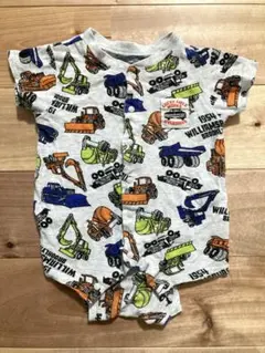 【BREEZE】前開きロンパース　70