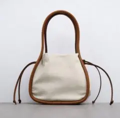 ZARA キャンバスバッグ