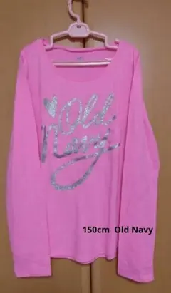 150cm Old Navy ピンク 長袖 Tシャツのサムネイル