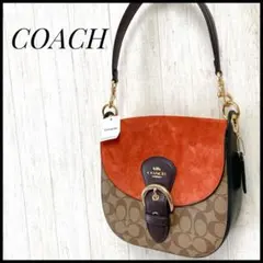 未使用 タグ付き✨ コーチ クリオ ショルダー バッグ シグネチャー キャンバス