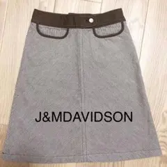 【最終値下げ】J&MDAVIDSON 台形　ひざ丈スカートのサムネイル