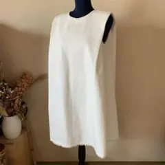 《古着》Jill Stuart ジルスチュアート　デニム　ワンピース　袖なし