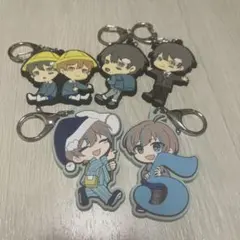 【バラ売り可】そらびび　ラバーキーホルダー　5点セット
