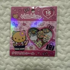【新品】ハローキティ おはじきシール クリスタルシール ギャル 日焼けキティ