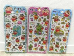 海外公式！大人気！クレヨンしんちゃん しんちゃん シール3枚セット