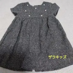 １００サイズ　ザラ　ラメワンピース