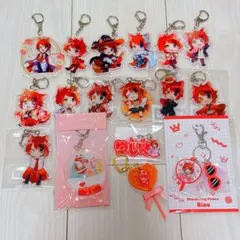 すとぷり 莉犬 アクリルキーホルダー ネームプレート 計17点 まとめ売り