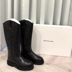 新品！♡SEA ROOM LYNN♡ロングブーツ ブラックのサムネイル