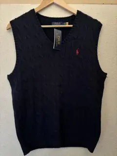 新品 ポロラルフローレンベスト メンズＳサイズ