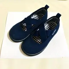 familiar スリッポン ネイビー 15cm