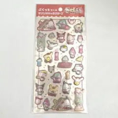 サンリオキャラクターズ　ぷくっとシール　カフェ　食べ物　ウェイトレス　匿名配送