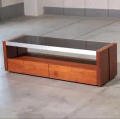 アルモニア□LUSSY TVボード テレビ台 ロー□ウォールナット□幅220cm