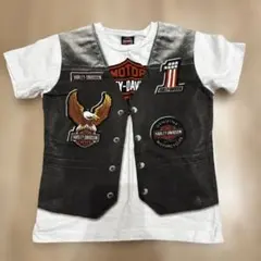 Harley-Davidson キッズ Tシャツ ベスト風プリント 6のサムネイル