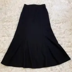 a.v.v ロングスカート ブラック XS バックゴム シンプル きれいめ　美品のサムネイル