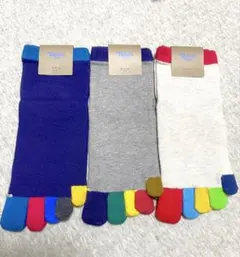 Tabio 5本指ソックス 3足セット