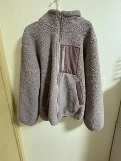 フード付きボアフリースジャケット