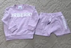 BURBERRY トレーナー・ショートパンツセット ピンク　18m 86cm