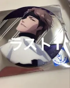 BLEACH カフェ　メタル缶バッジ　藍染　ブリーチ　cafe