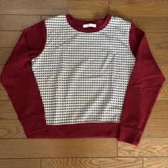 ARROW アロー ニットトップス　ワインレッド　赤　レディース　送料込　匿名