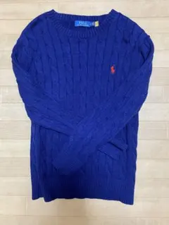 Ralph Lauren ネイビー ケーブルニットセーター ラルフローレン