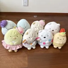 【すみっコぐらし】アミューズメント専用景品ぬいぐるみ　まとめ売り（8点）のサムネイル