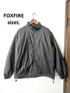 美品　FOXFIRE　ヴィンテージ　 ジップアップジャケット　ダークグレー　L