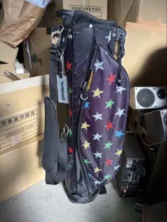 G1497 ラウドマウス スタンド式キャディバッグ 折りたたみ式 スター柄