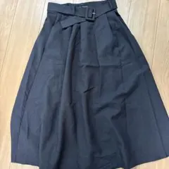 ZARA ダークグレー フレアスカート EU M