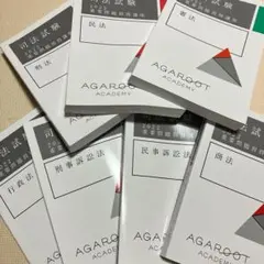 アガルート 司法試験 2022 重要問題習得講座 7科目セット