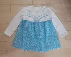 アナと雪の女王⭐裏起毛ワンピース120㎝