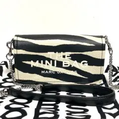 ✨美品✨MARC JACOBS ザ レザー ミニバッグ ゼブラ柄 チェーンST