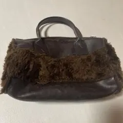 フェイクファー　ハンドバッグ