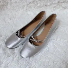 K様 美品AEYDE Darya Ballet Flats レザーパンプス　37のサムネイル