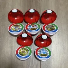 ポケパーク カントー ポケモンピンバッジ 5点＋＋モンスターボール＋袋