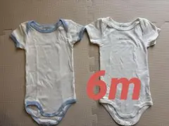 PETIT BATEAU 半袖ロンパース 6m