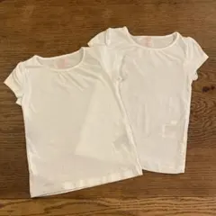 Ｈ＆Ｍ オーガニックコットン ベーシック白Ｔシャツ 95㎝ ２枚セット