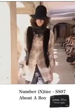 07宮下期　ナンバーナイン NUMBER (N)INE ロングウエスタンシャツ