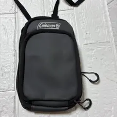 Coleman スマホショルダーバッグ ブラック